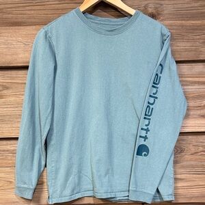 Carhartt Woman’s Teal Long Sleeve Tee